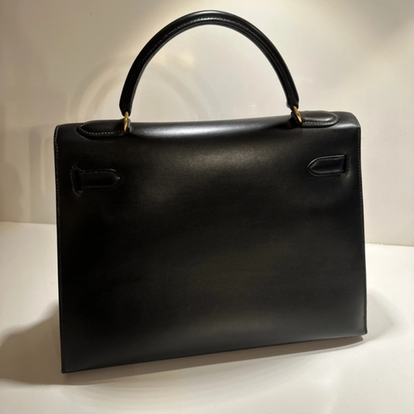 Hermes Kelly 32cm leather handbag with cleaning bill - Picture 7 of 14